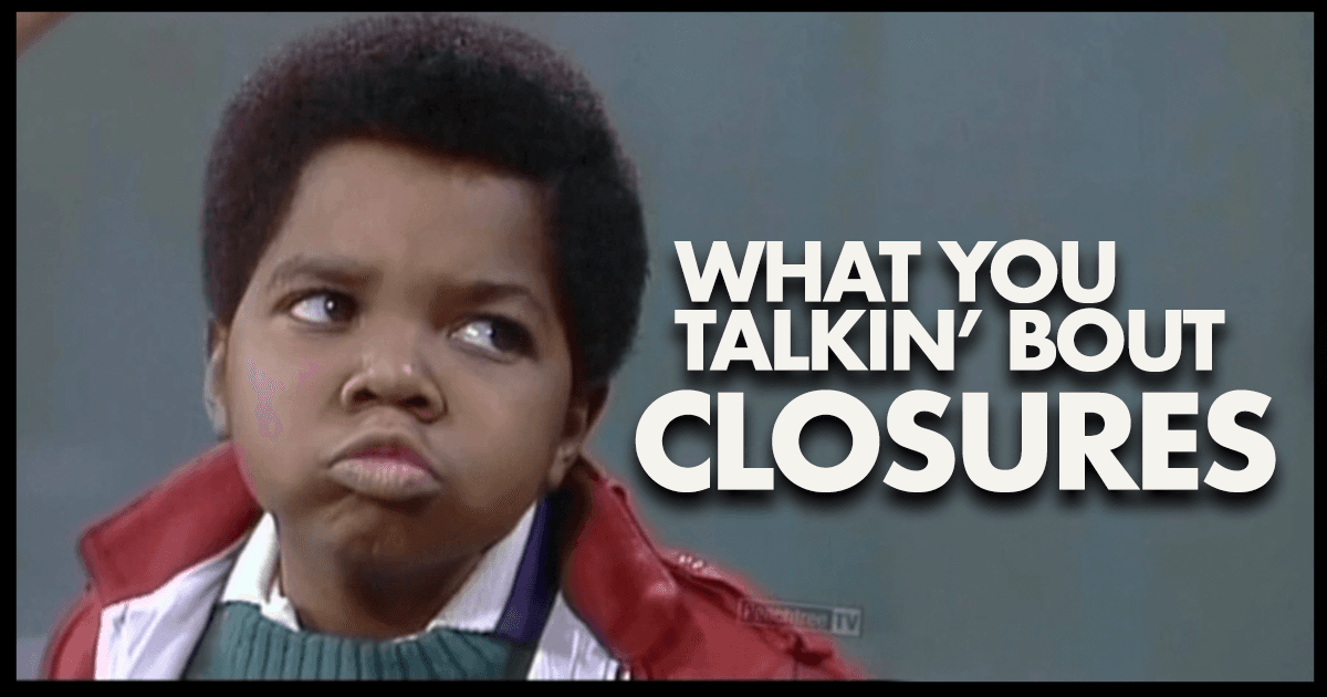 Closure concept illustration